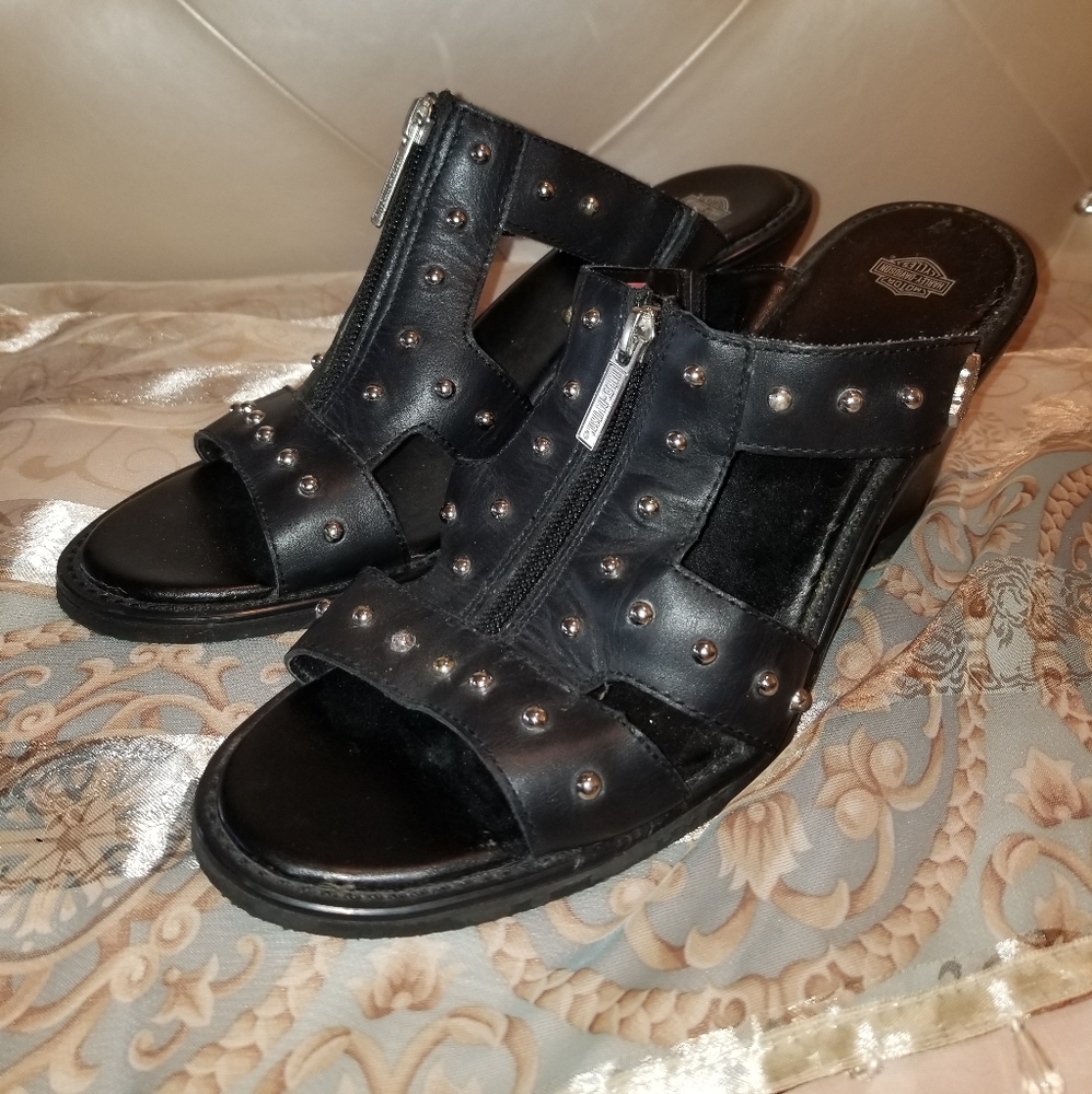 Harley-Davidson wedge Sandals